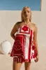 Tamsin Dress - Red Voyage sold by Sabo Skirt