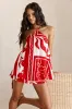 Tamsin Dress - Red Voyage sold by Sabo Skirt