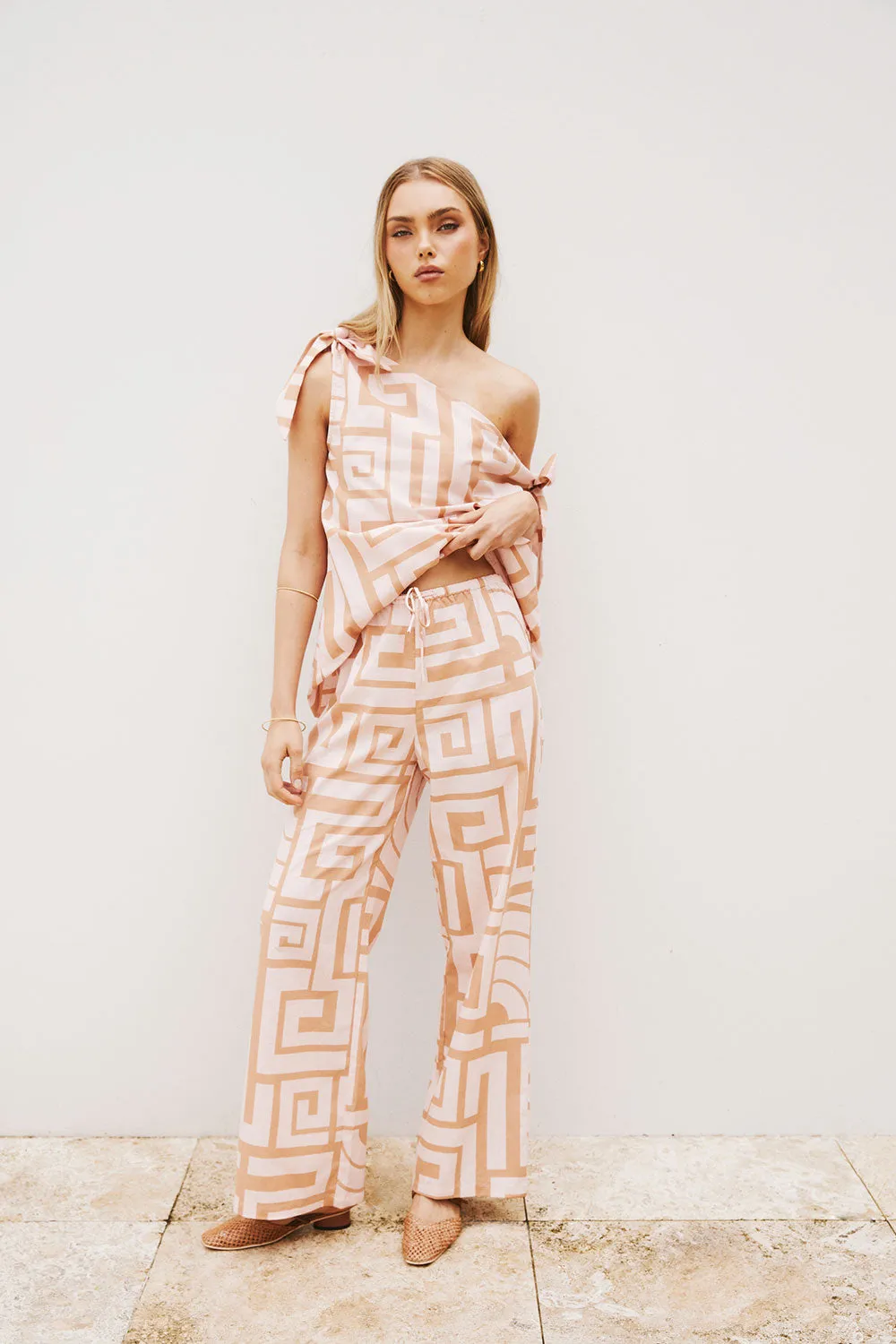 SAMPLE-Kahli Pants - Hellenic Maze sold by Sabo Skirt product image thumbnail 2