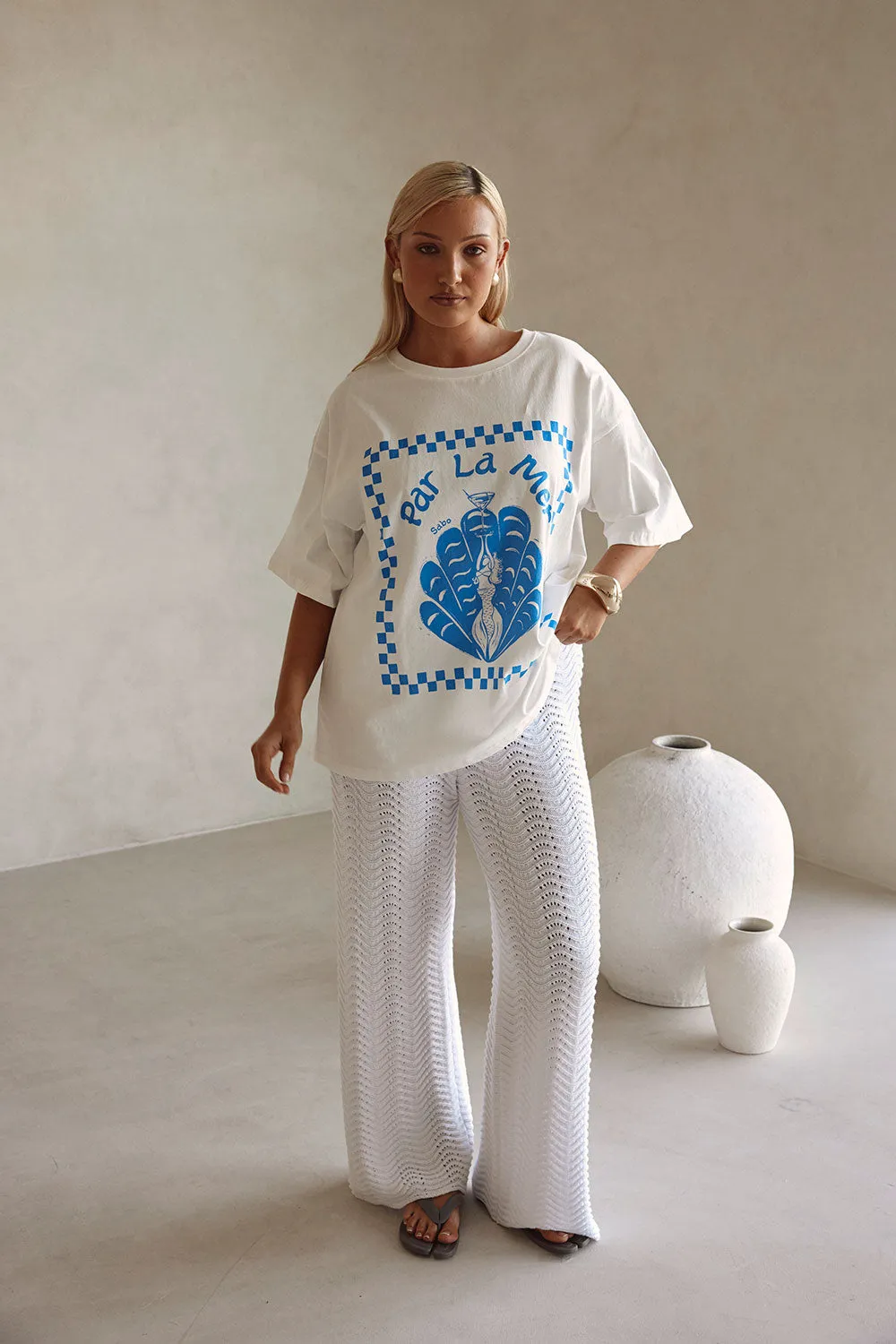 Par La Mer Top - Blue sold by Sabo Skirt product image thumbnail 2
