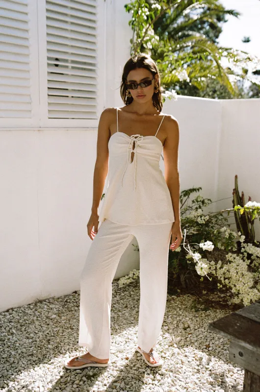 SAMPLE-Ashton Jumpsuit - Cream sold by Sabo Skirt