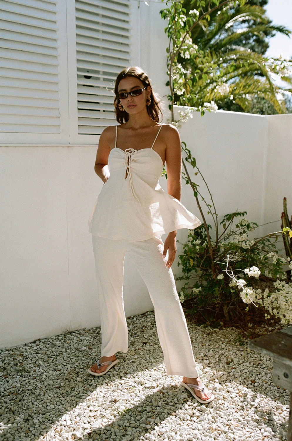 SAMPLE-Ashton Jumpsuit - Cream sold by Sabo Skirt product image thumbnail 4