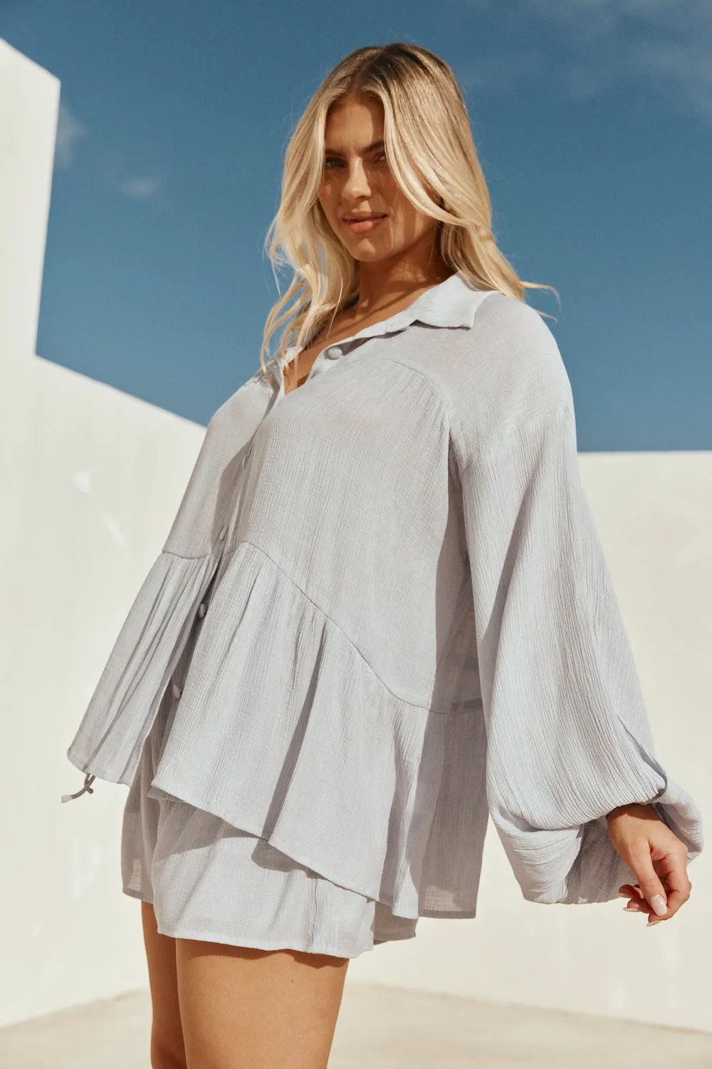 Huxley Top - Blue sold by Sabo Skirt product image thumbnail 3