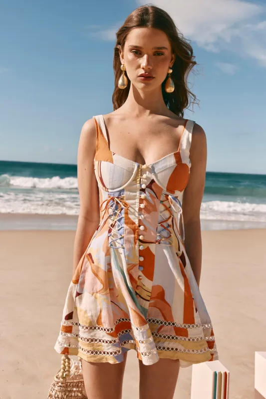 Camille Dress - Estivo Dusk sold by Sabo Skirt