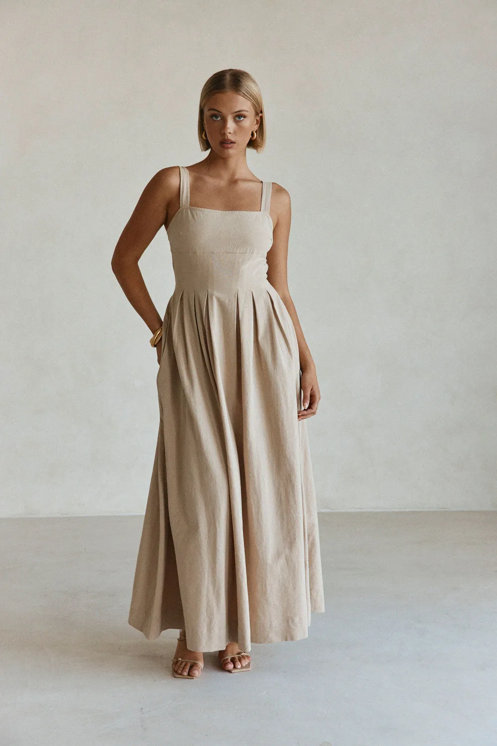 Flore Dress - Toffee sold by Sabo Skirt product image thumbnail 3