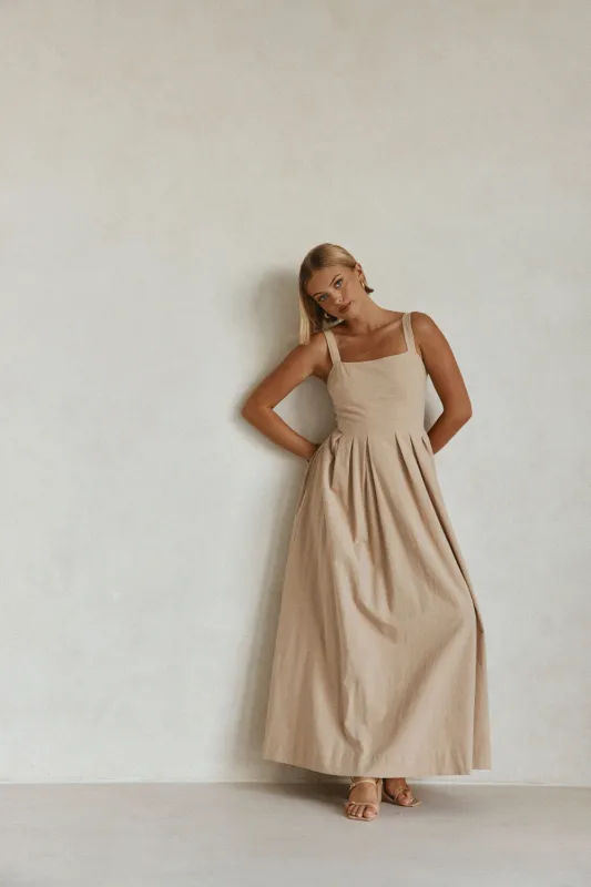 Flore Dress - Toffee sold by Sabo Skirt