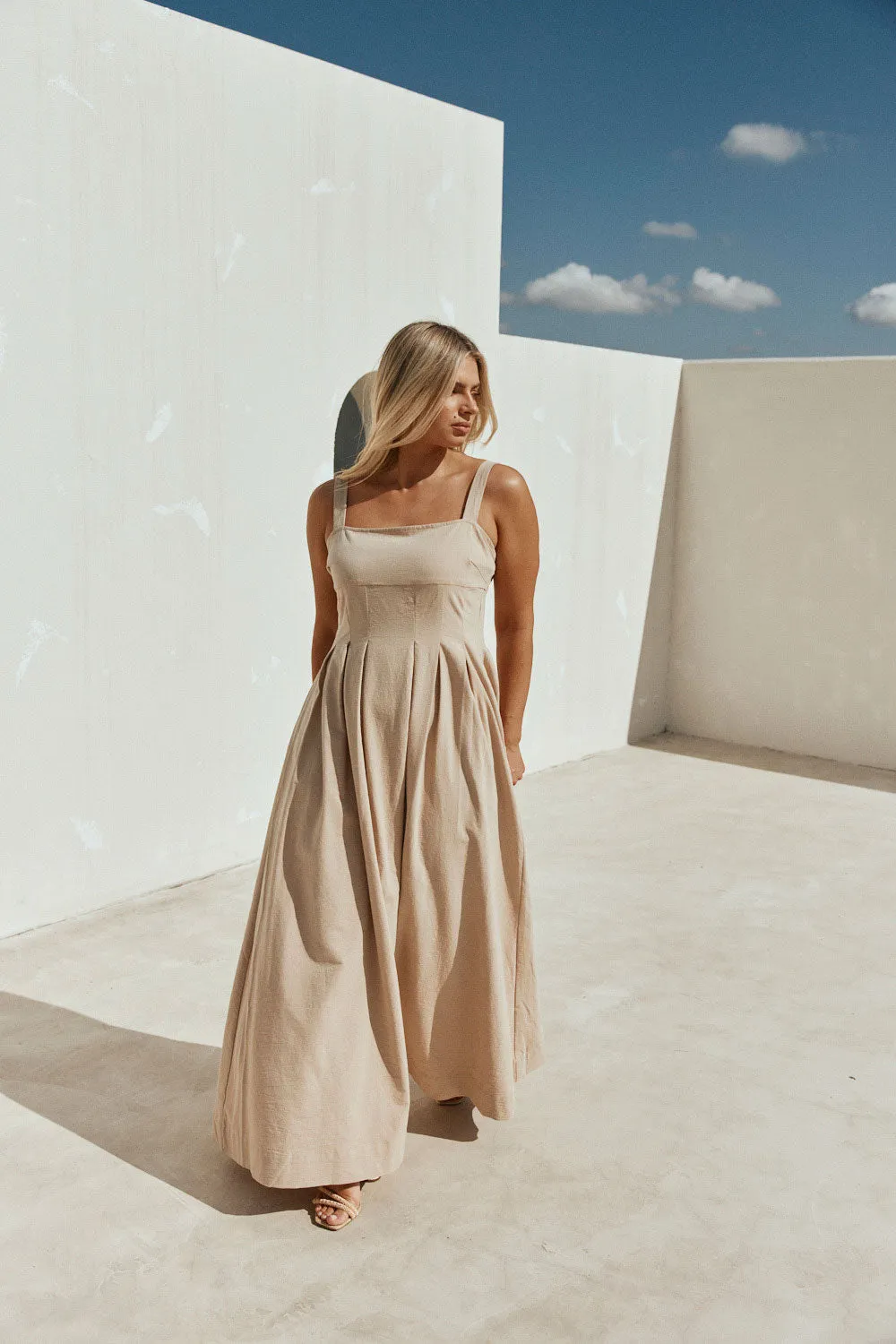 Flore Dress - Toffee sold by Sabo Skirt product image thumbnail 4