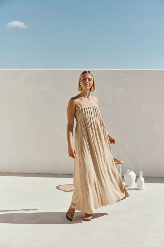 Ada Dress - Tan sold by Sabo Skirt