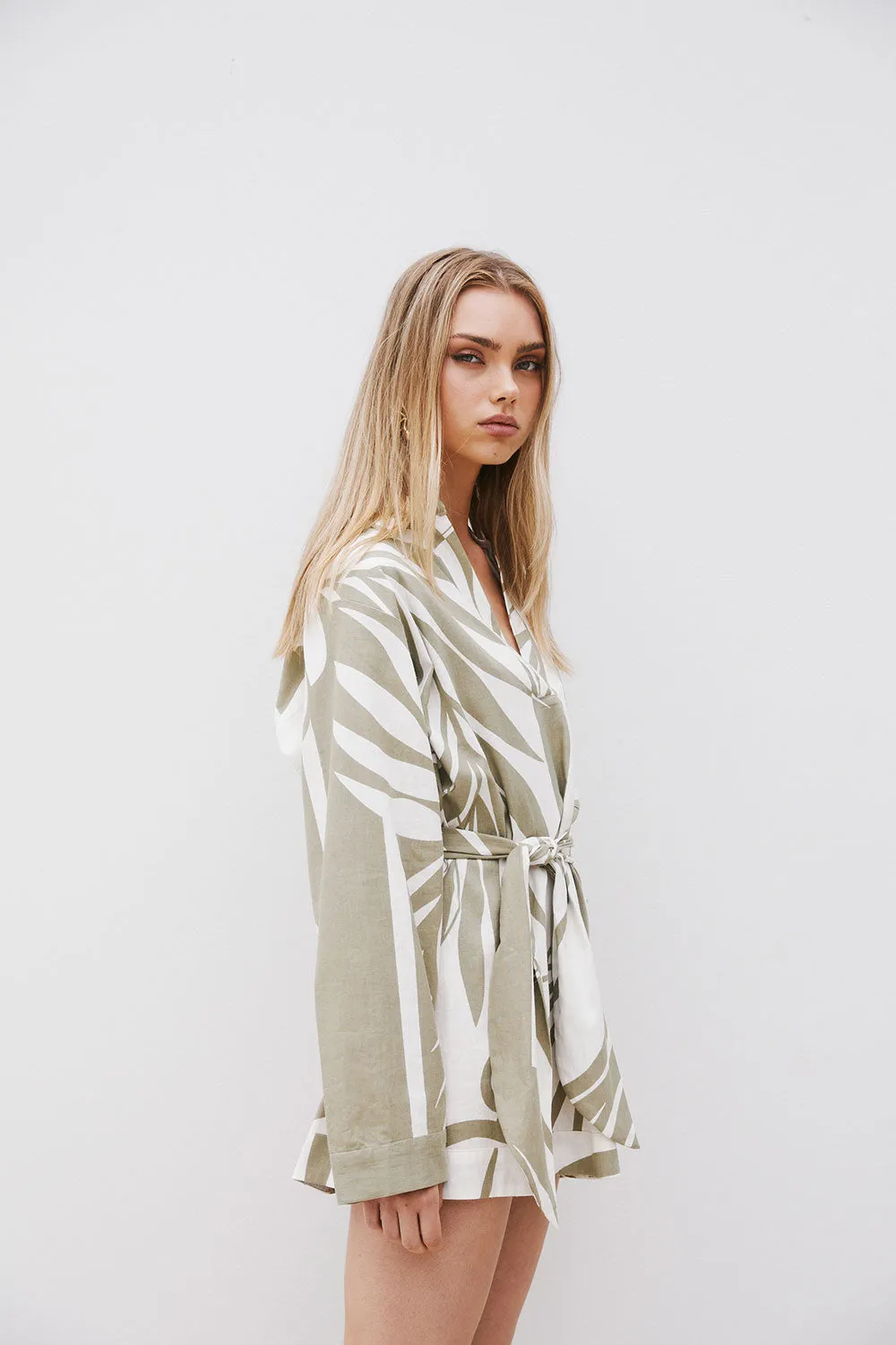 SAMPLE-Adele Dress - Palm sold by Sabo Skirt product image thumbnail 3