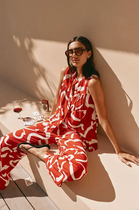 Elena Top - Fila Rouge sold by Sabo Skirt