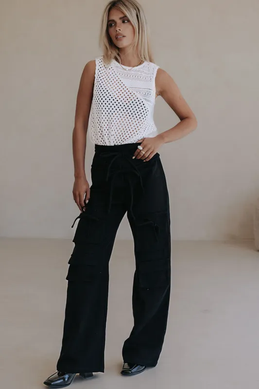 SAMPLE-Jaicee Pants - Black sold by Sabo Skirt