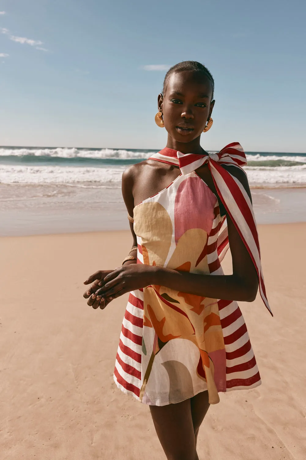 SAMPLE-Carmen Dress - Estivo Abstract sold by Sabo Skirt