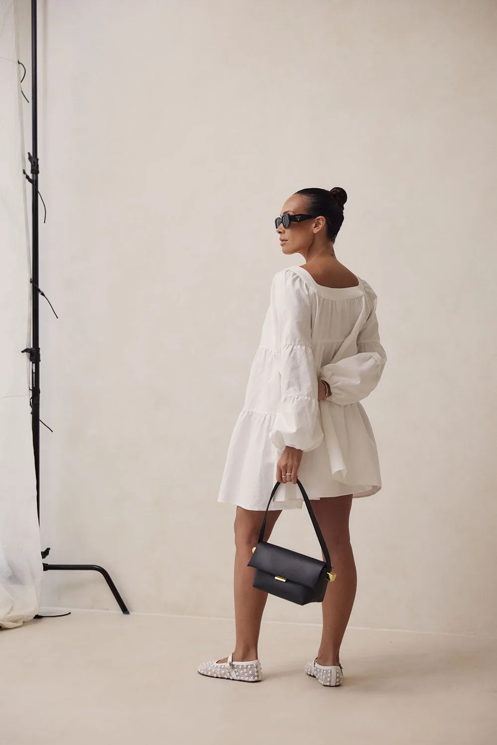 SAMPLE-Palmer Dress - White sold by Sabo Skirt product image thumbnail 3