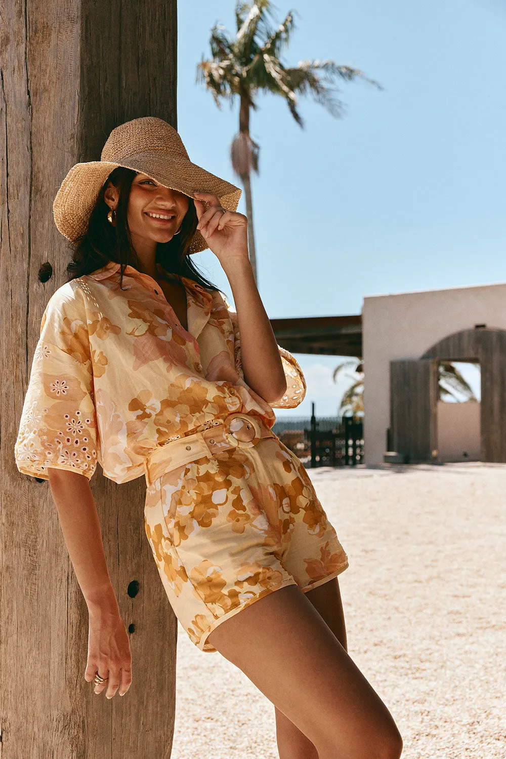 SAMPLE-Sicily Shorts - Breeze Floral sold by Sabo Skirt product image thumbnail 3