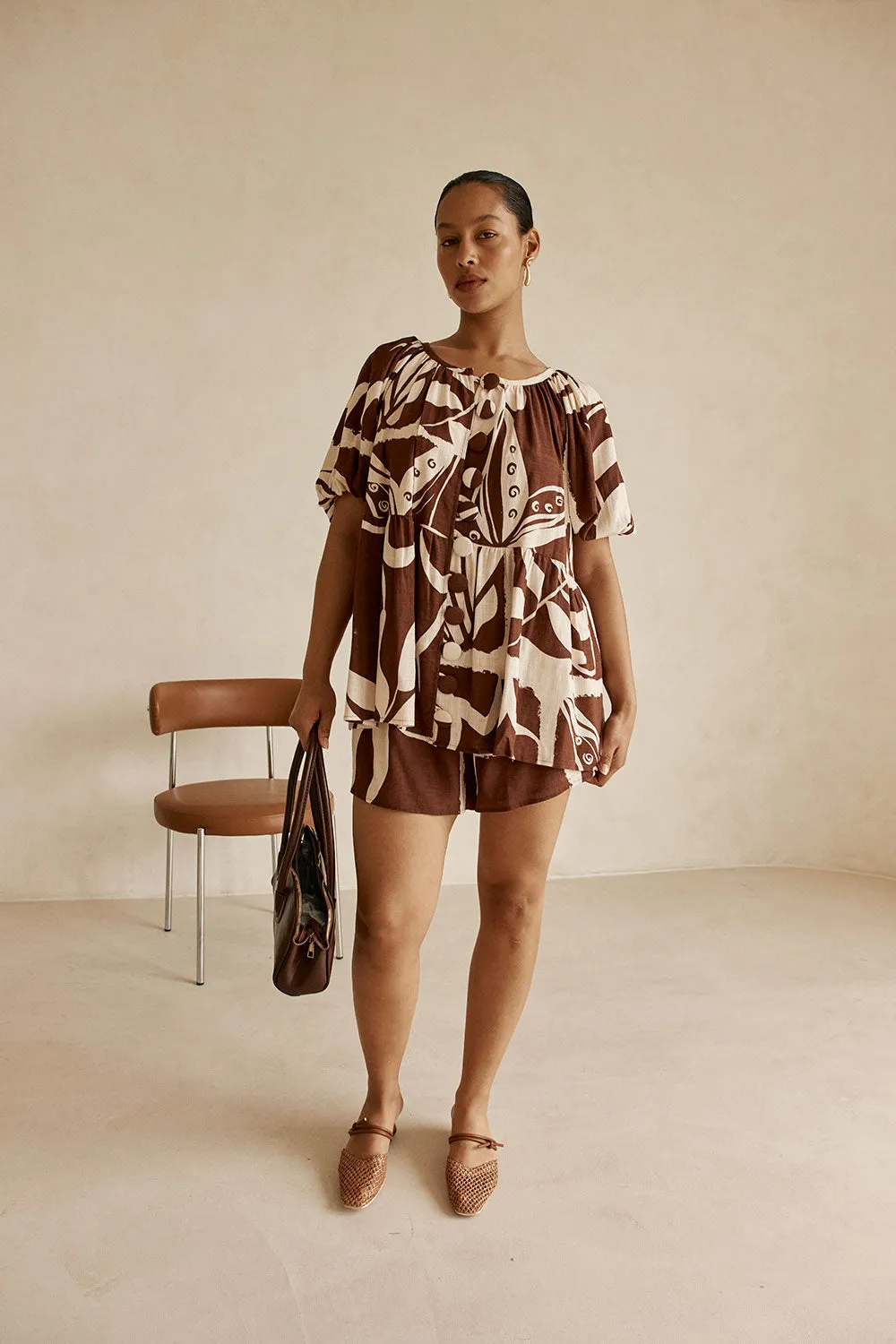 Scarlet Top - Painted Tiles sold by Sabo Skirt product image thumbnail 2