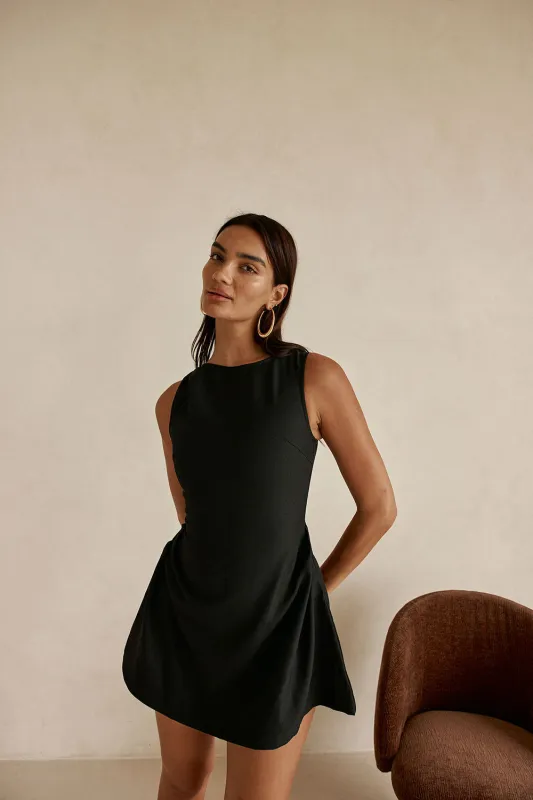 Camellia Dress - Black sold by Sabo Skirt