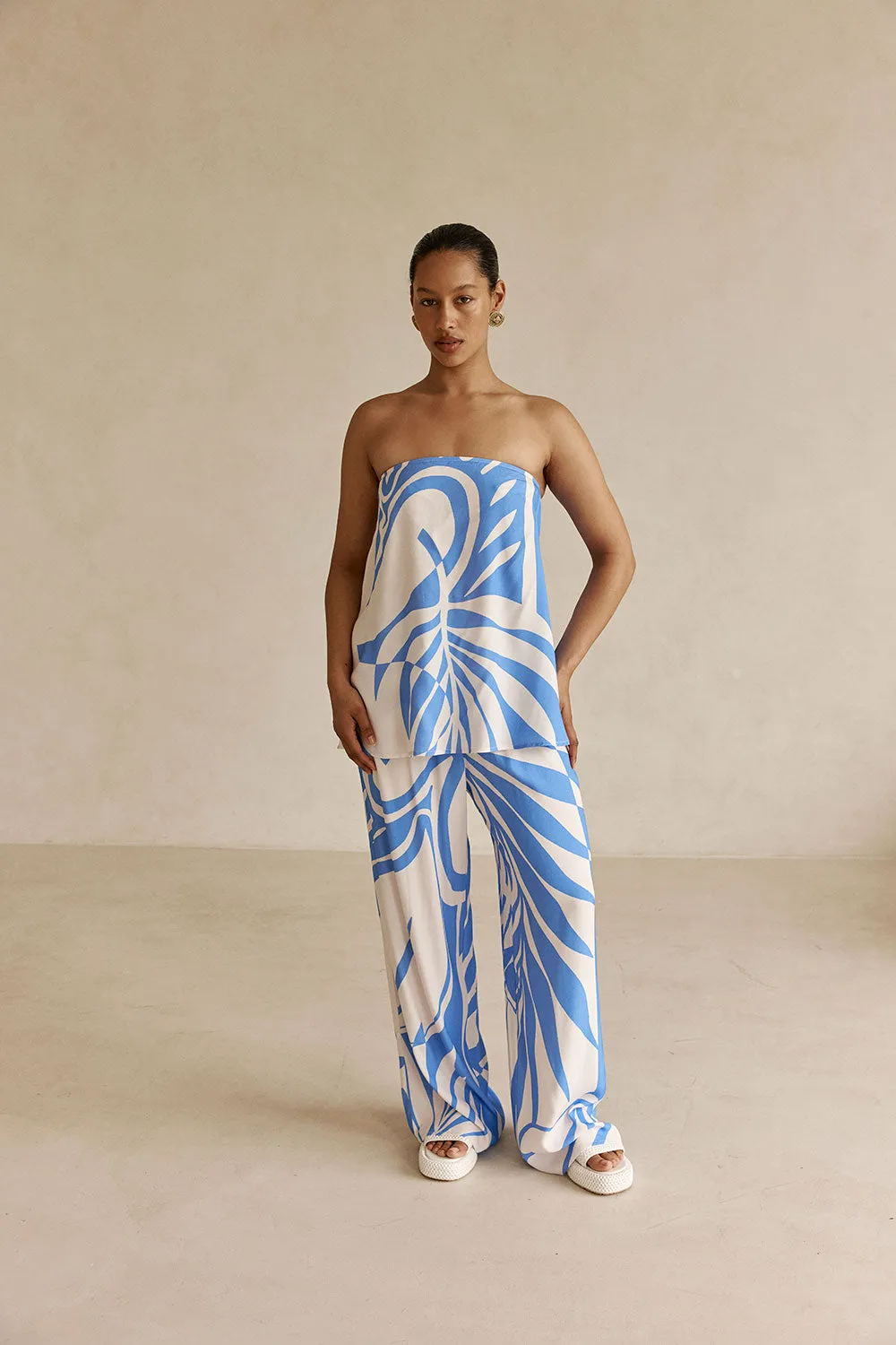 Alma Top - Palm Blue sold by Sabo Skirt product image thumbnail 2