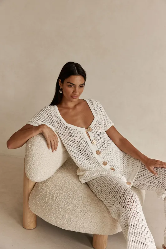 Milana Top - White sold by Sabo Skirt