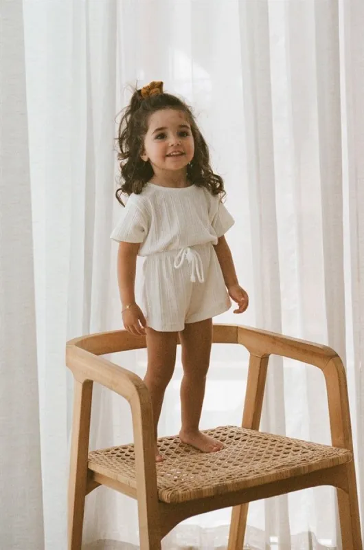 East Mini Playsuit - White sold by Sabo Skirt