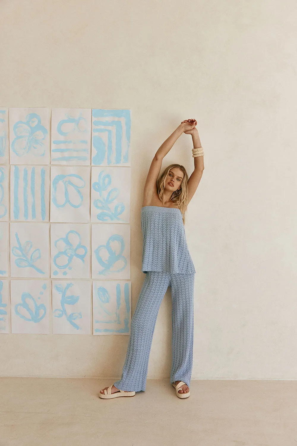 Athena Top - Blue sold by Sabo Skirt product image thumbnail 4