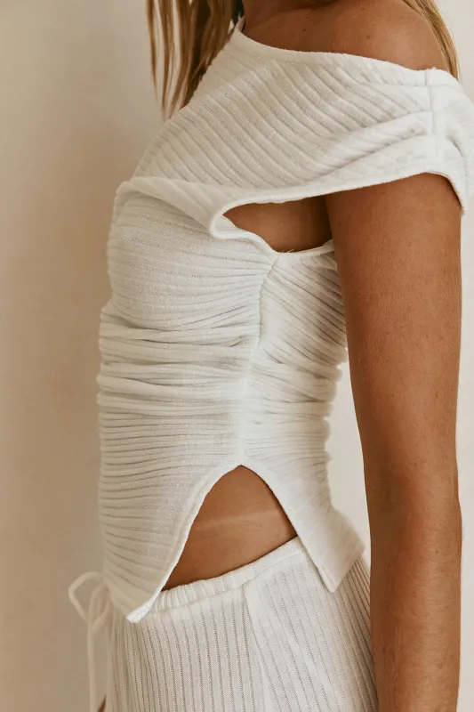 SAMPLE-Deni Top - White sold by Sabo Skirt