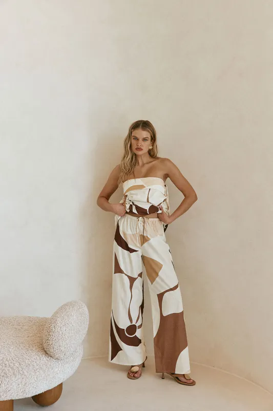 Monroe Pants - Sable Floral sold by Sabo Skirt