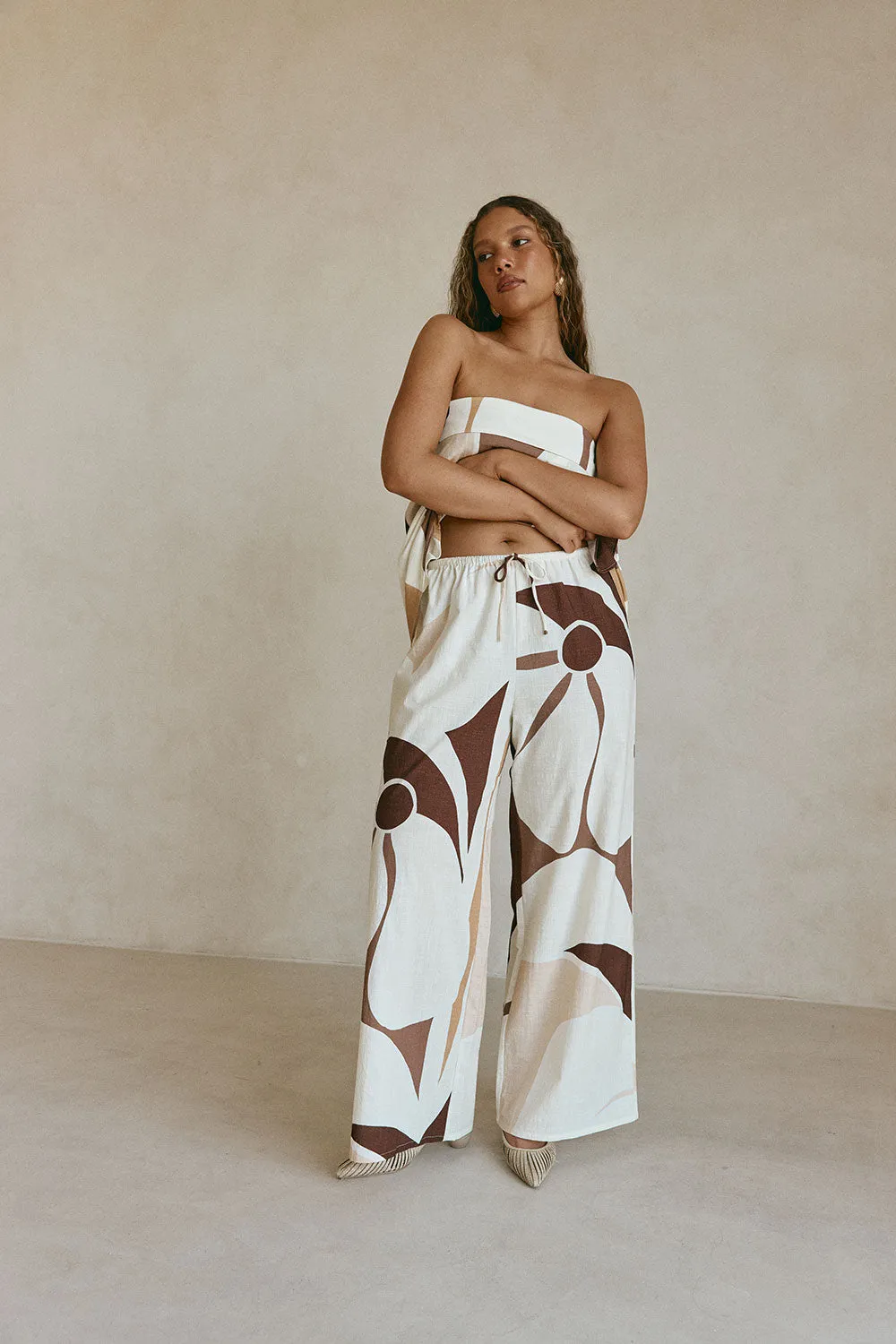 Monroe Pants - Sable Floral sold by Sabo Skirt product image thumbnail 3