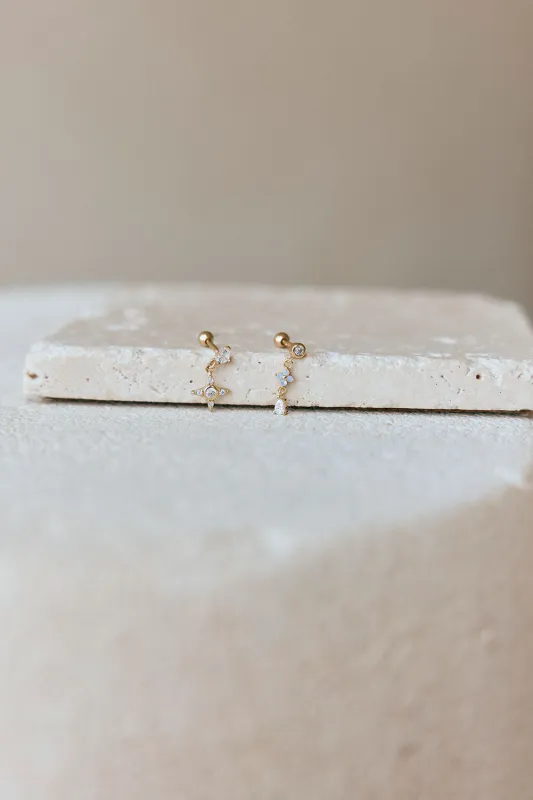 18K Nova Earrings sold by Sabo Skirt