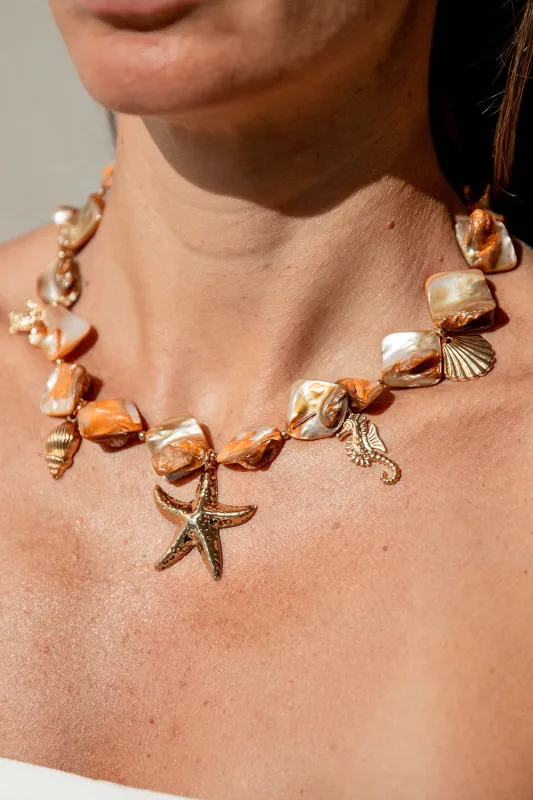 Oceana Necklace made by Sabo Skirt