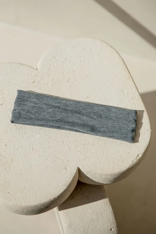 Elle Soft Headband - Grey sold by Sabo Skirt