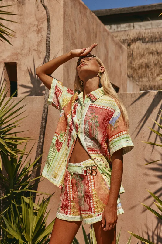 Estella Shorts - El Jardin sold by Sabo Skirt