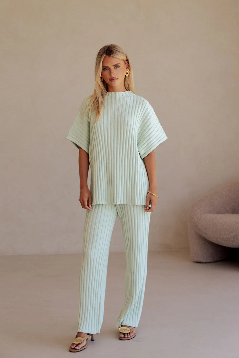 SAMPLE-Celine Top - Mint sold by Sabo Skirt