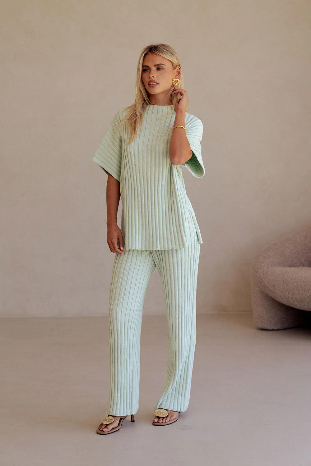 SAMPLE-Celine Top - Mint sold by Sabo Skirt product image thumbnail 2