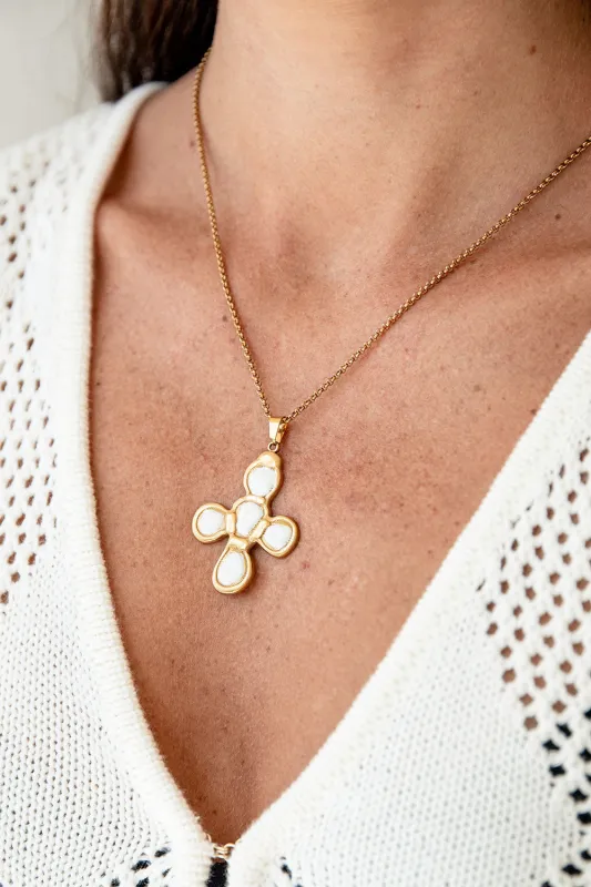 Sella Cross Necklace made by Sabo Skirt