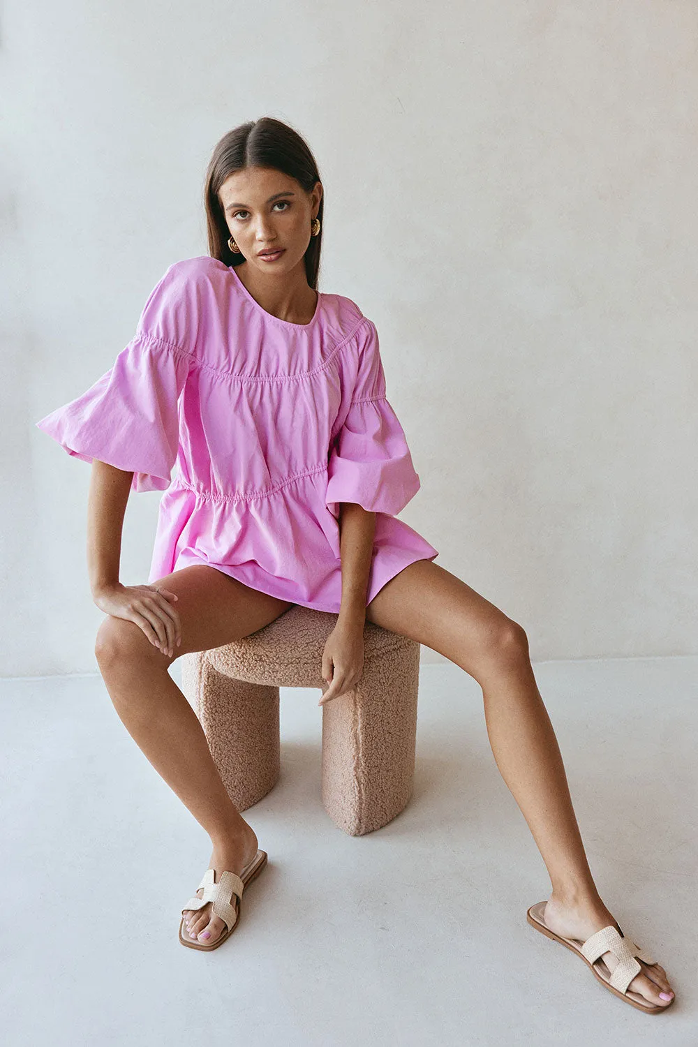 Akel Shorts - Pink sold by Sabo Skirt product image thumbnail 3