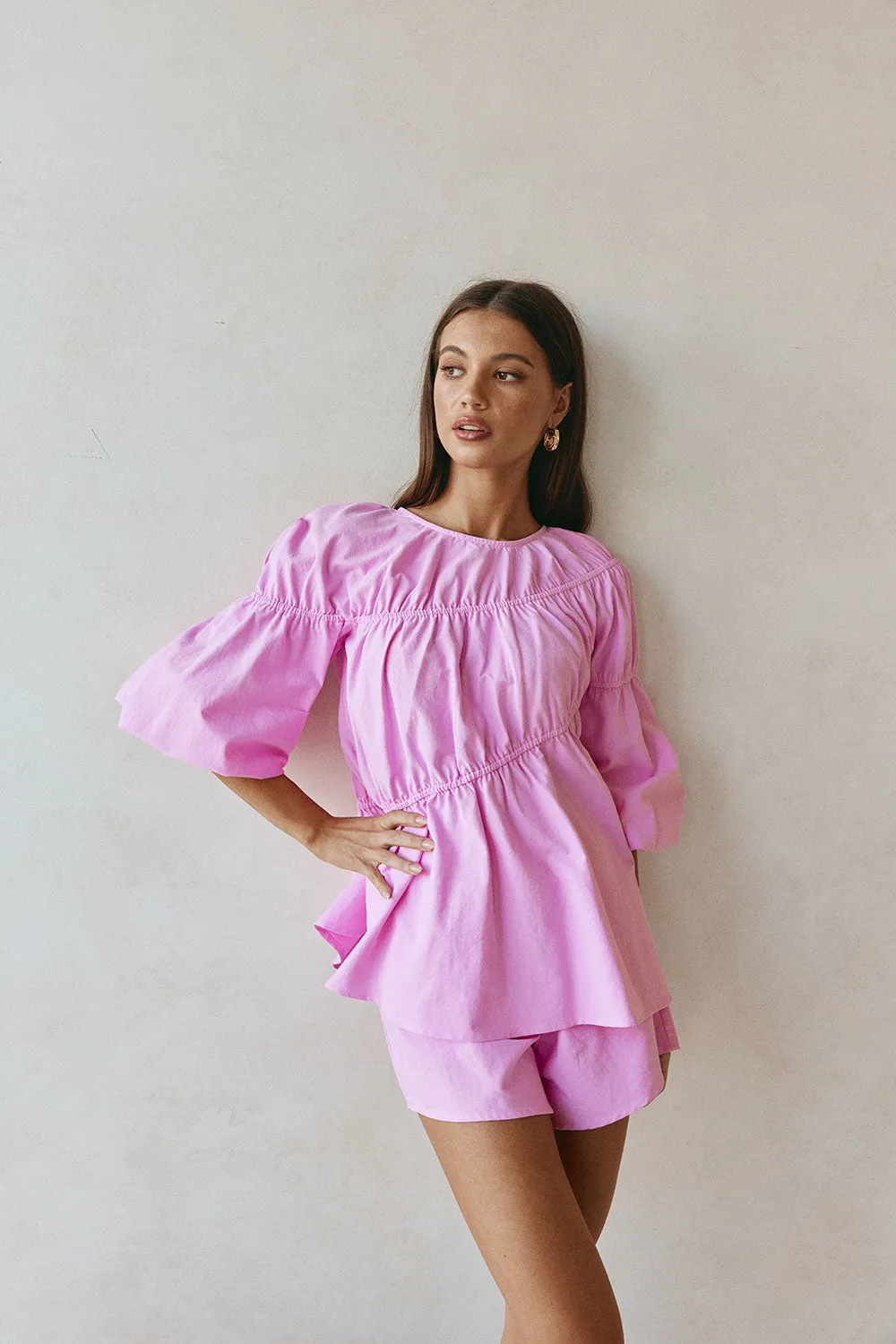 Akel Shorts - Pink sold by Sabo Skirt product image thumbnail 4