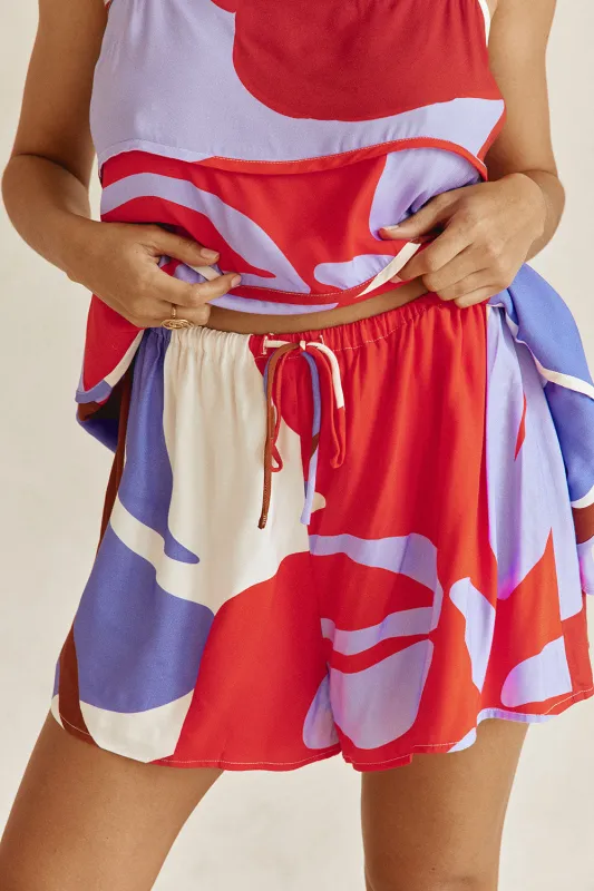 Vian Shorts - Valley Red made by Sabo Skirt