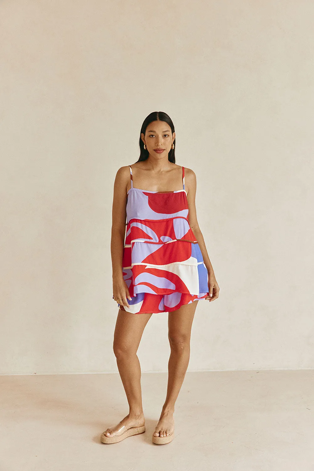 Vian Shorts - Valley Red sold by Sabo Skirt product image thumbnail 5