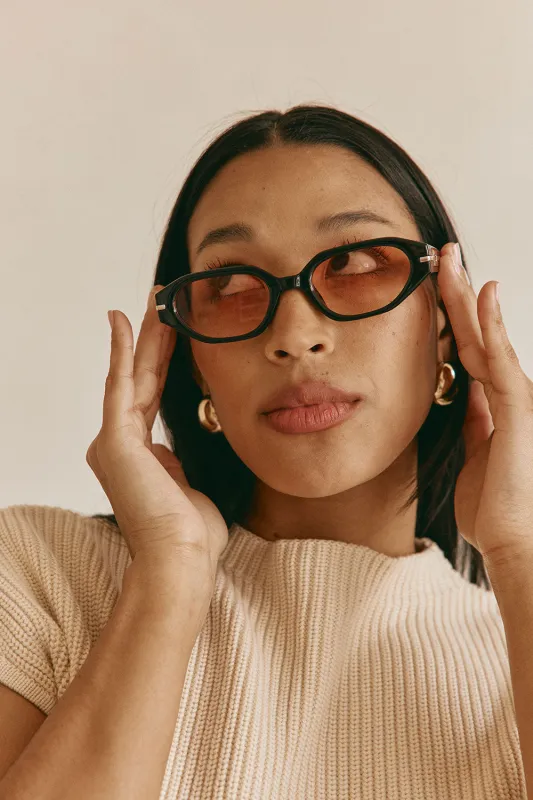 Oku Sunglasses - Black made by Sabo Skirt