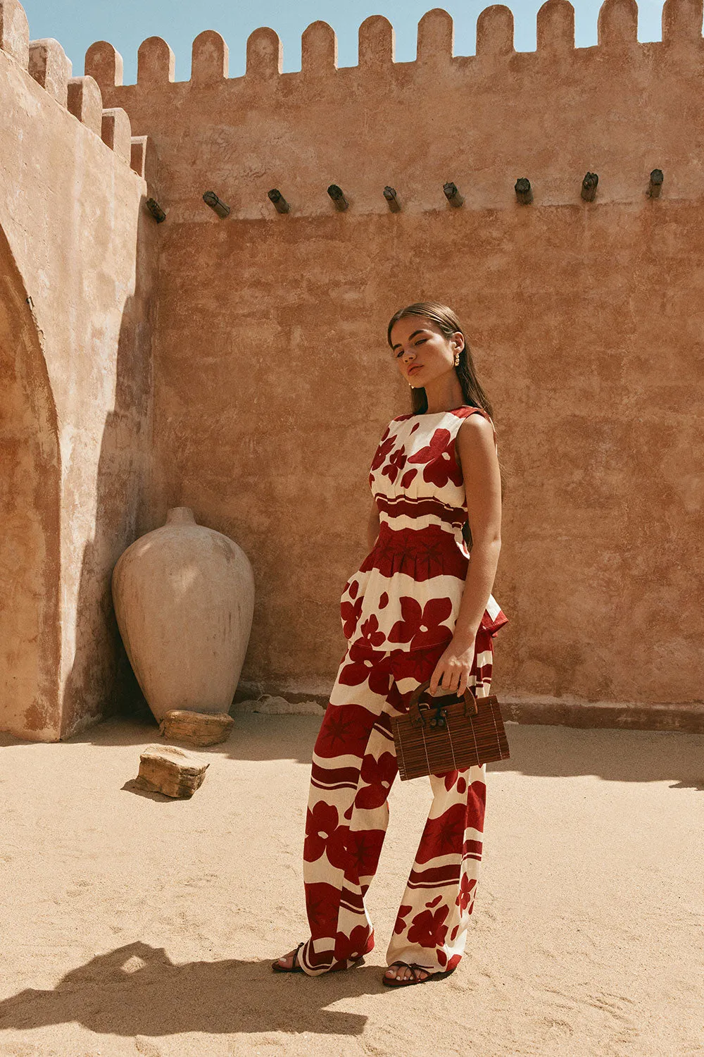 Del Mar Pants - Sienna Sunset sold by Sabo Skirt product image thumbnail 5