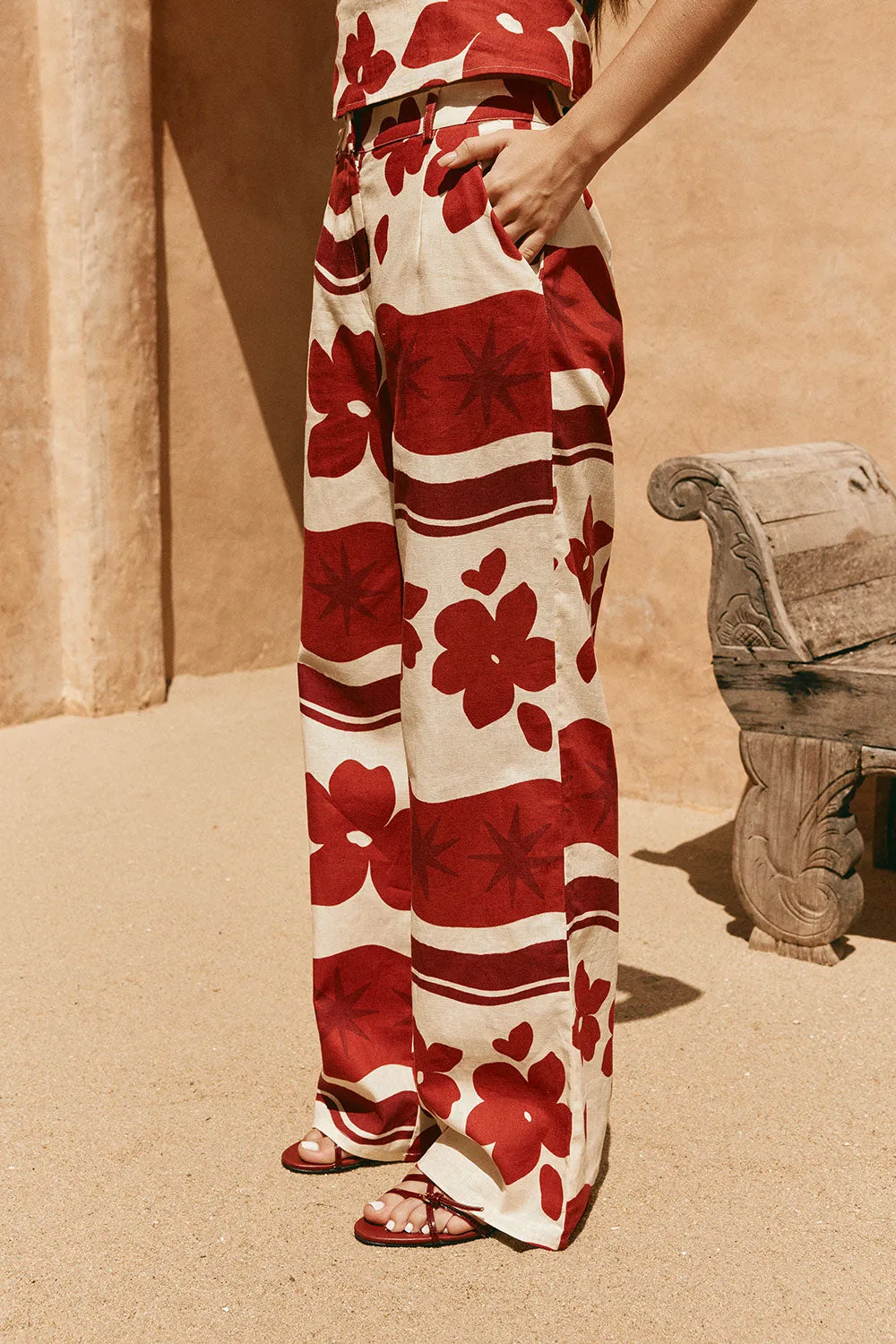 Del Mar Pants - Sienna Sunset sold by Sabo Skirt product image thumbnail 4
