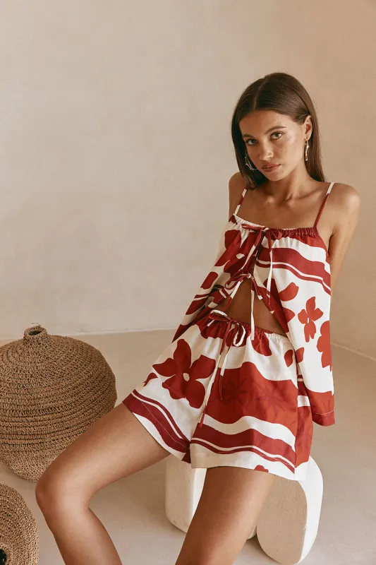 Zuma Shorts - Sienna Sunset made by Sabo Skirt