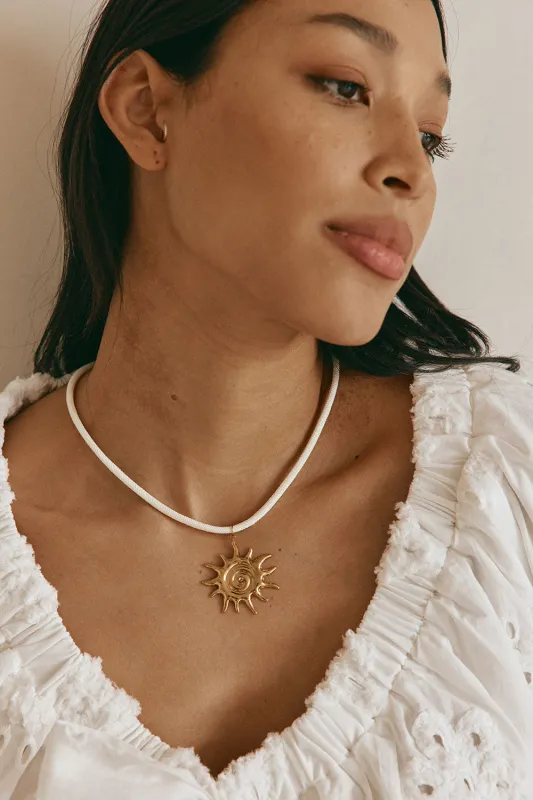 Ray Necklace made by Sabo Skirt