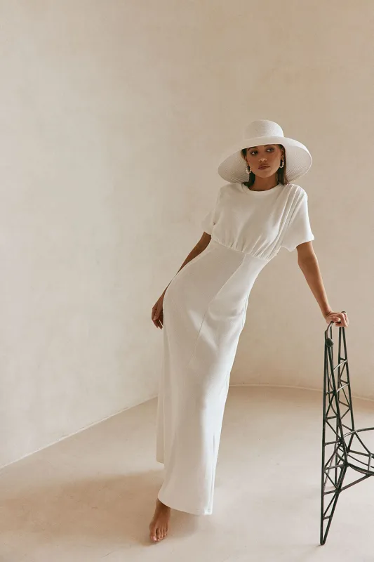 Gizelle Dress - White made by Sabo Skirt