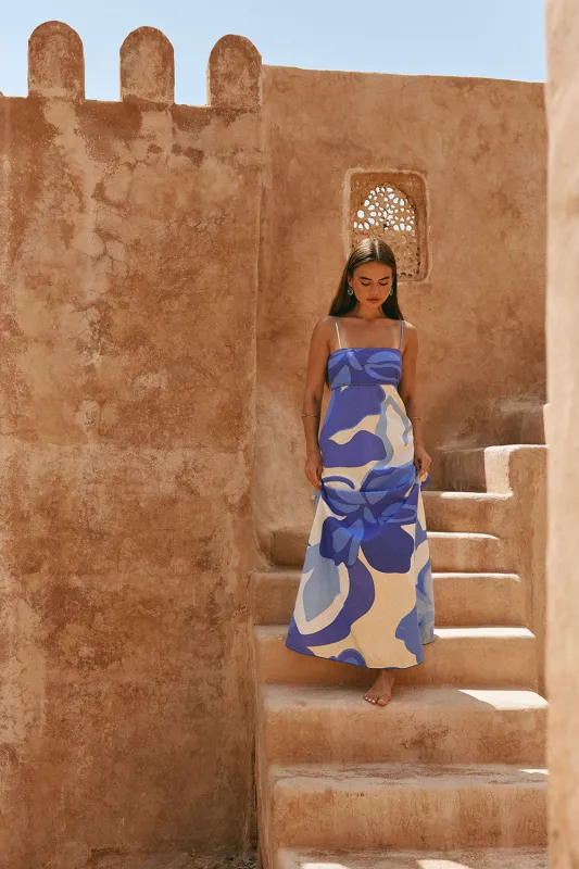 Tasmin Dress - Valley Blue made by Sabo Skirt