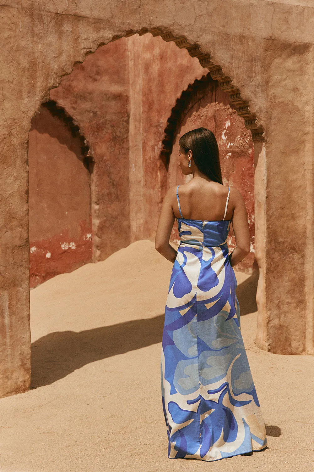 Tasmin Dress - Valley Blue sold by Sabo Skirt product image thumbnail 5