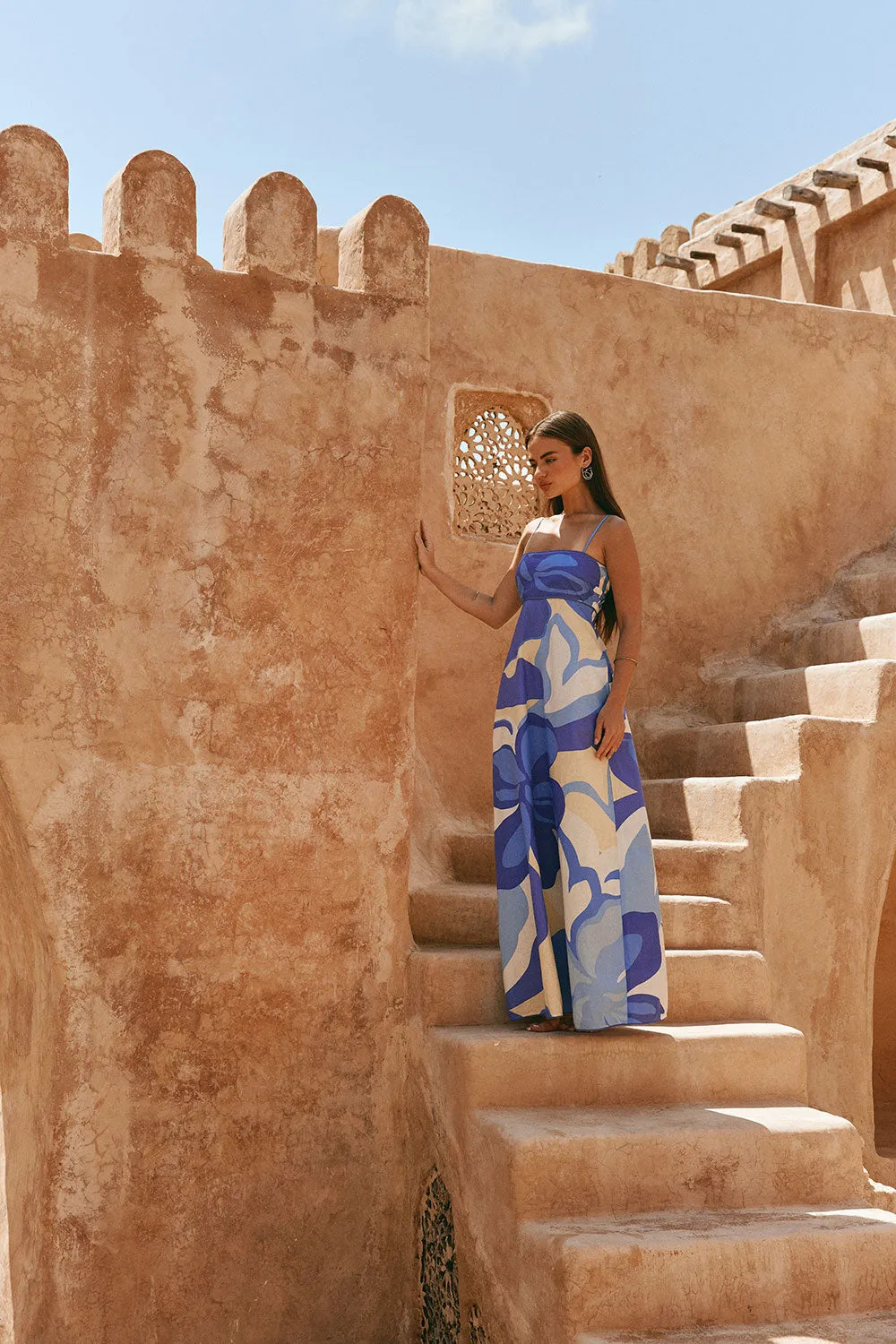 Tasmin Dress - Valley Blue sold by Sabo Skirt product image thumbnail 3