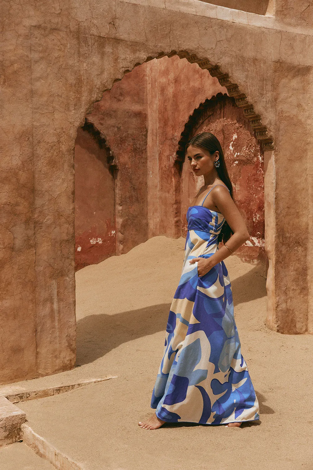 Tasmin Dress - Valley Blue sold by Sabo Skirt product image thumbnail 4