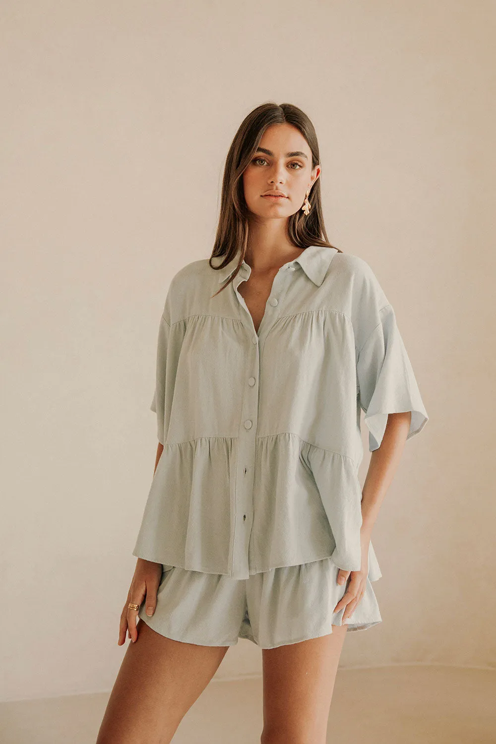 SAMPLE-Luna Top - Blue sold by Sabo Skirt