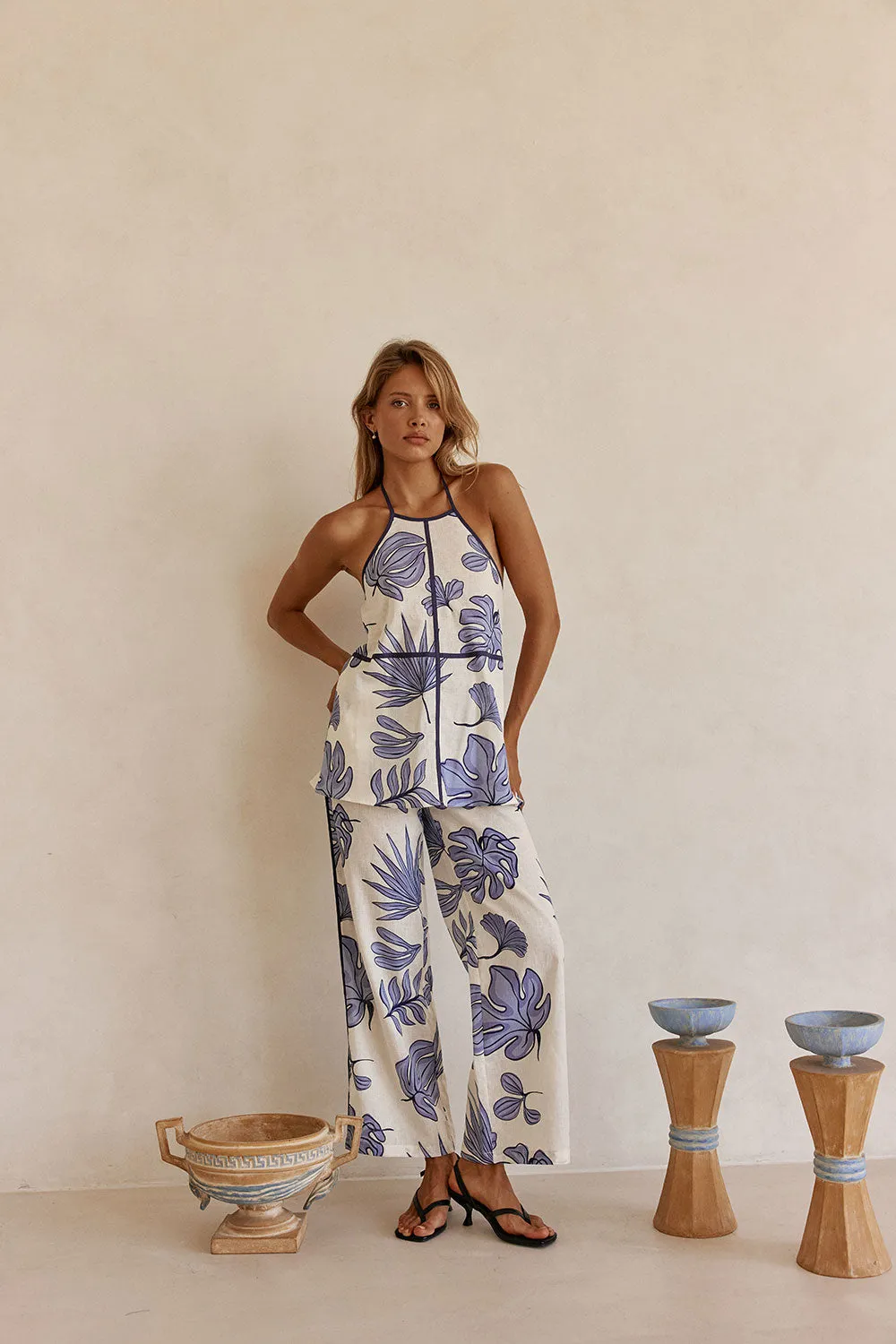 Saphira Top - Phylida Azure sold by Sabo Skirt product image thumbnail 3